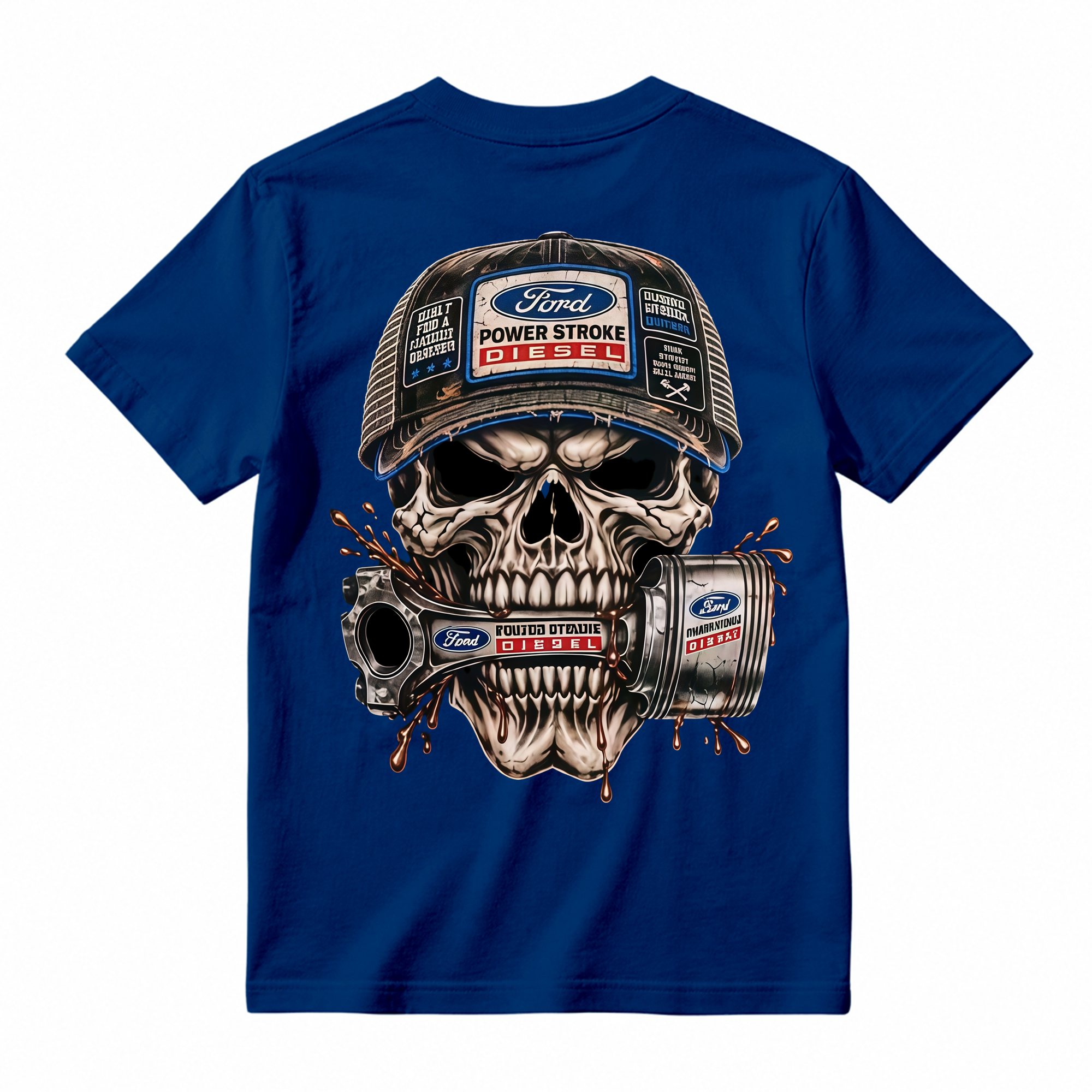 Heavy Metal Mechanic Skull T-Shirt Bundle , Diesel Power, Turbo Engine & Power Tool Graphic Tees