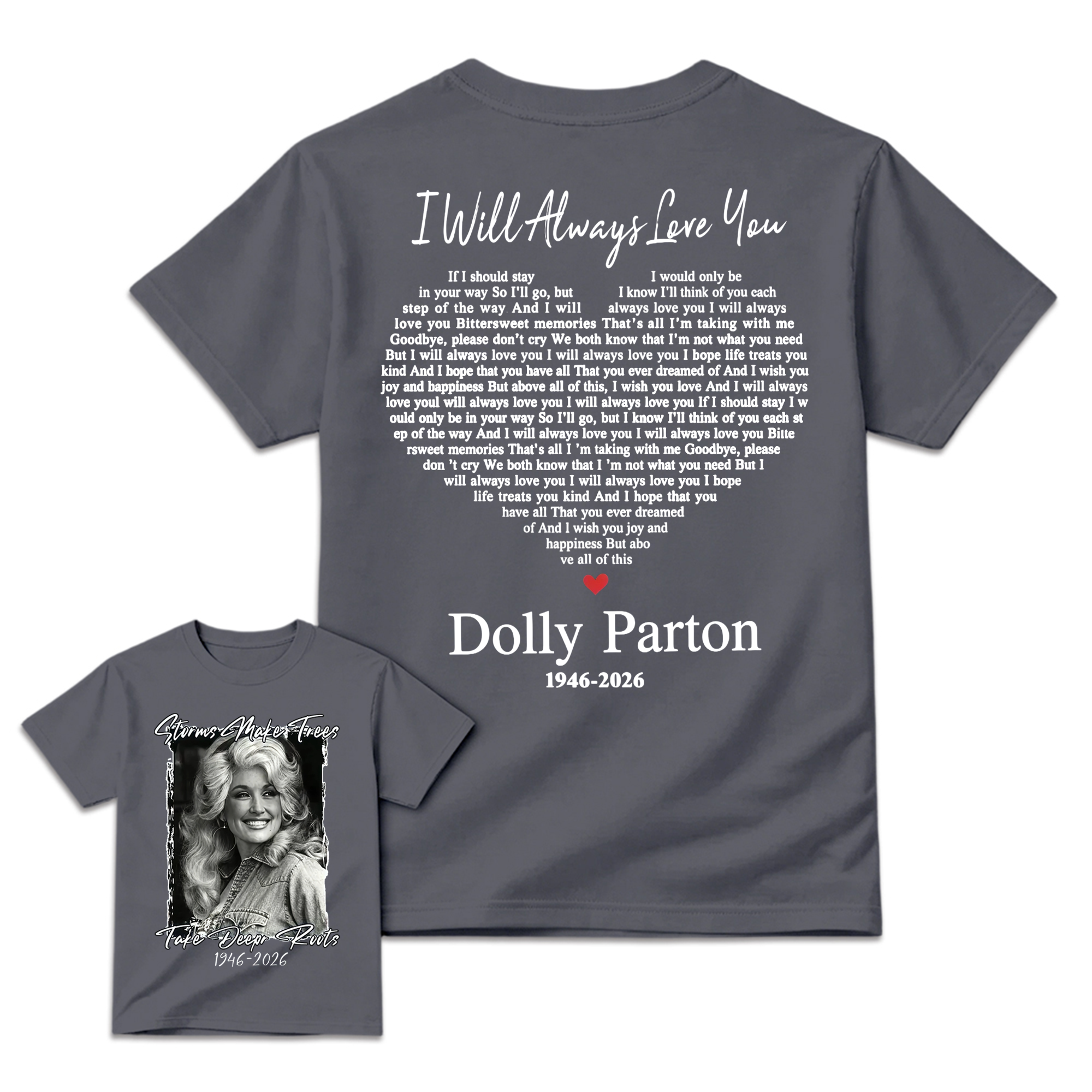 Dolly Parton 1946 - 2026 Shirt, I Will Always Love You Tee