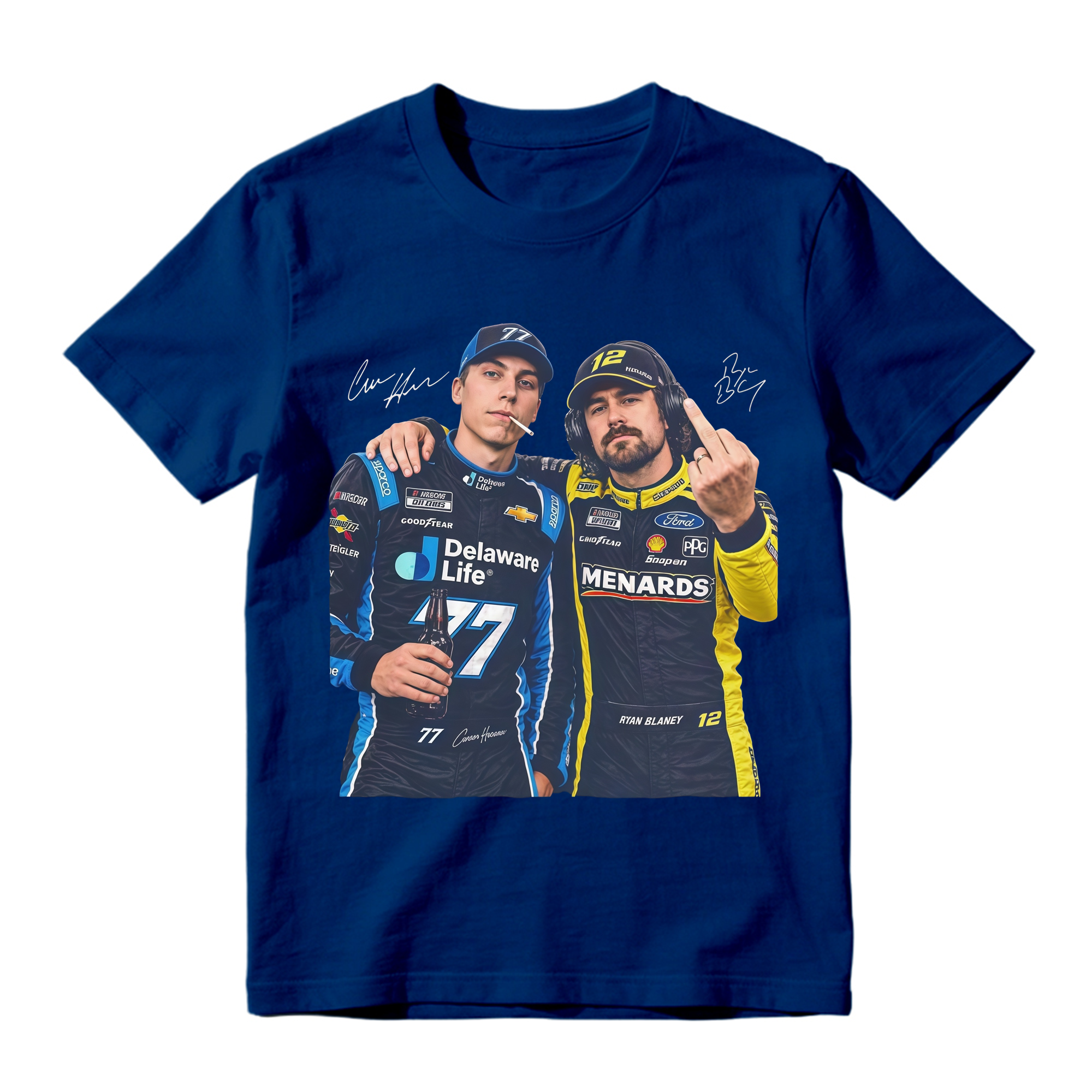 Hocevar Really Gave Blaney The Two-Piece Comfort Colors Shirt Carson Hocevar Ryan Blaney Fight Sweatshirt, Racing Graphic Tee
