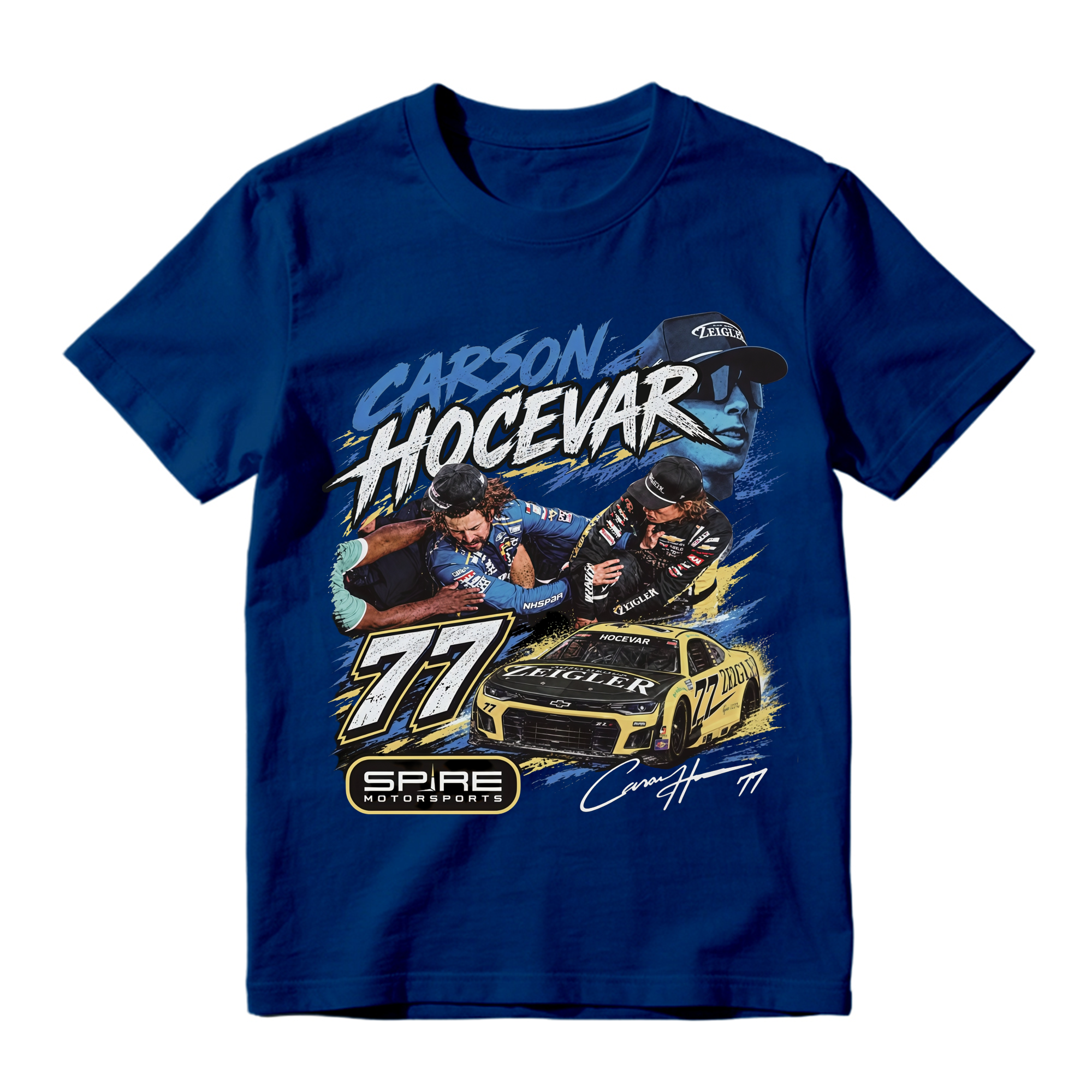 Ryan Blaney vs Carson Hocevar T-Shirt, NASCAR Fight Graphic Tee, Sand Vintage Racing Shirt, Unisex Oversized Top