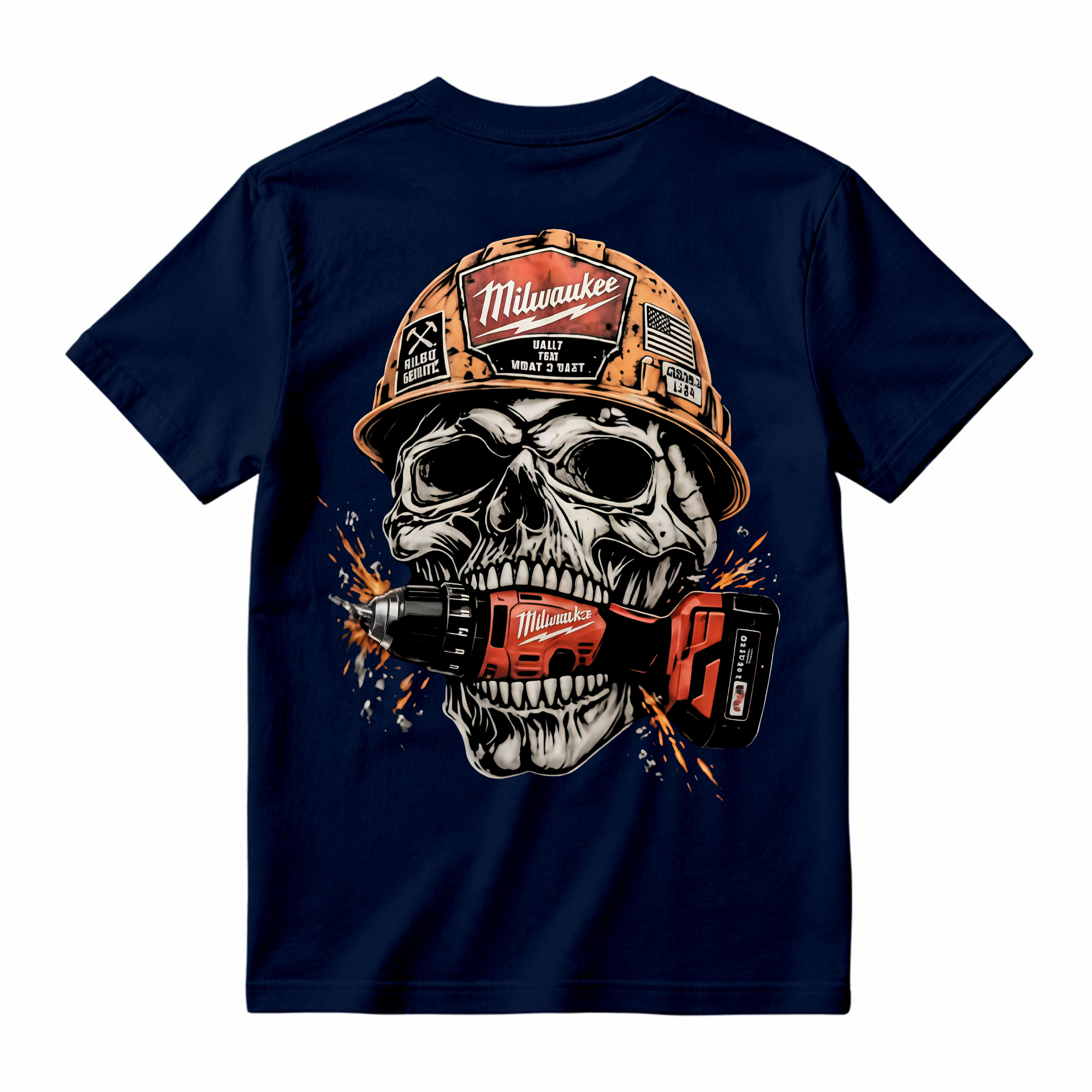 Heavy Metal Mechanic Skull T-Shirt Bundle , Diesel Power, Turbo Engine & Power Tool Graphic Tees