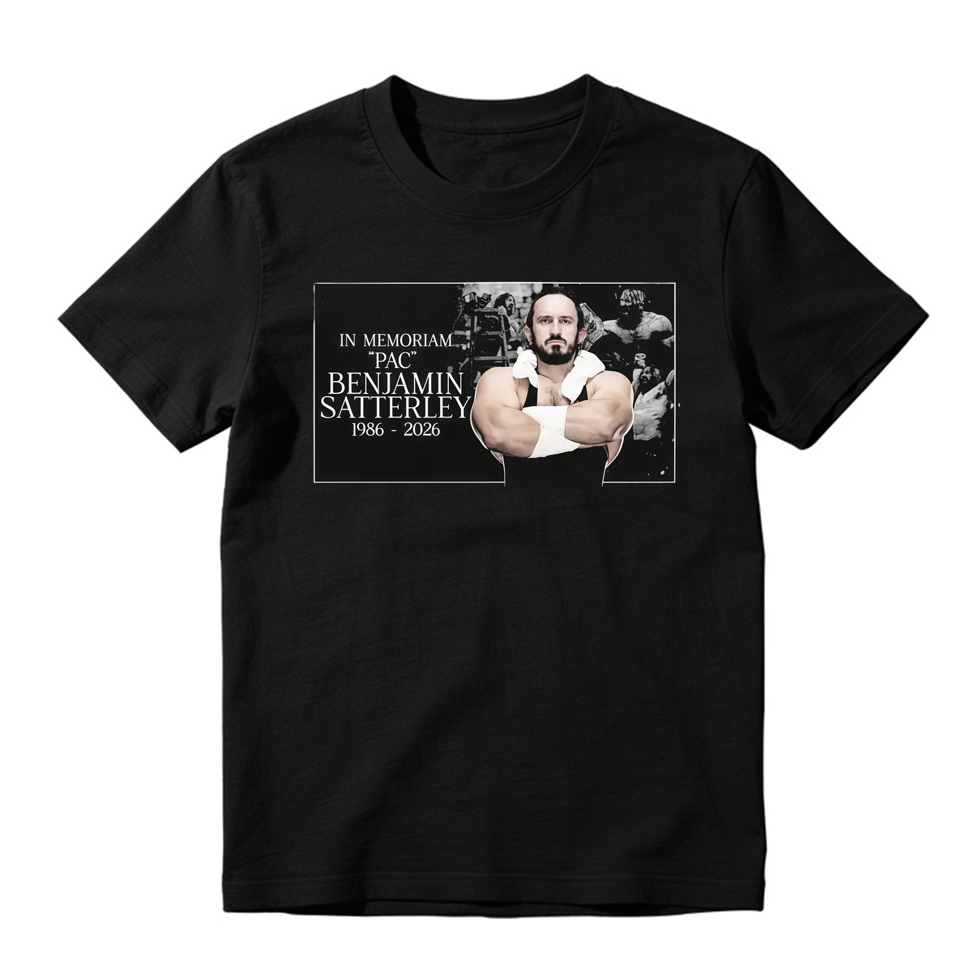 Wrestling Memorial Shirt, In Memoriam Athlete Tribute Tee, 1986 2026 Graphic T-Shirt, Wrestling Fan Gift