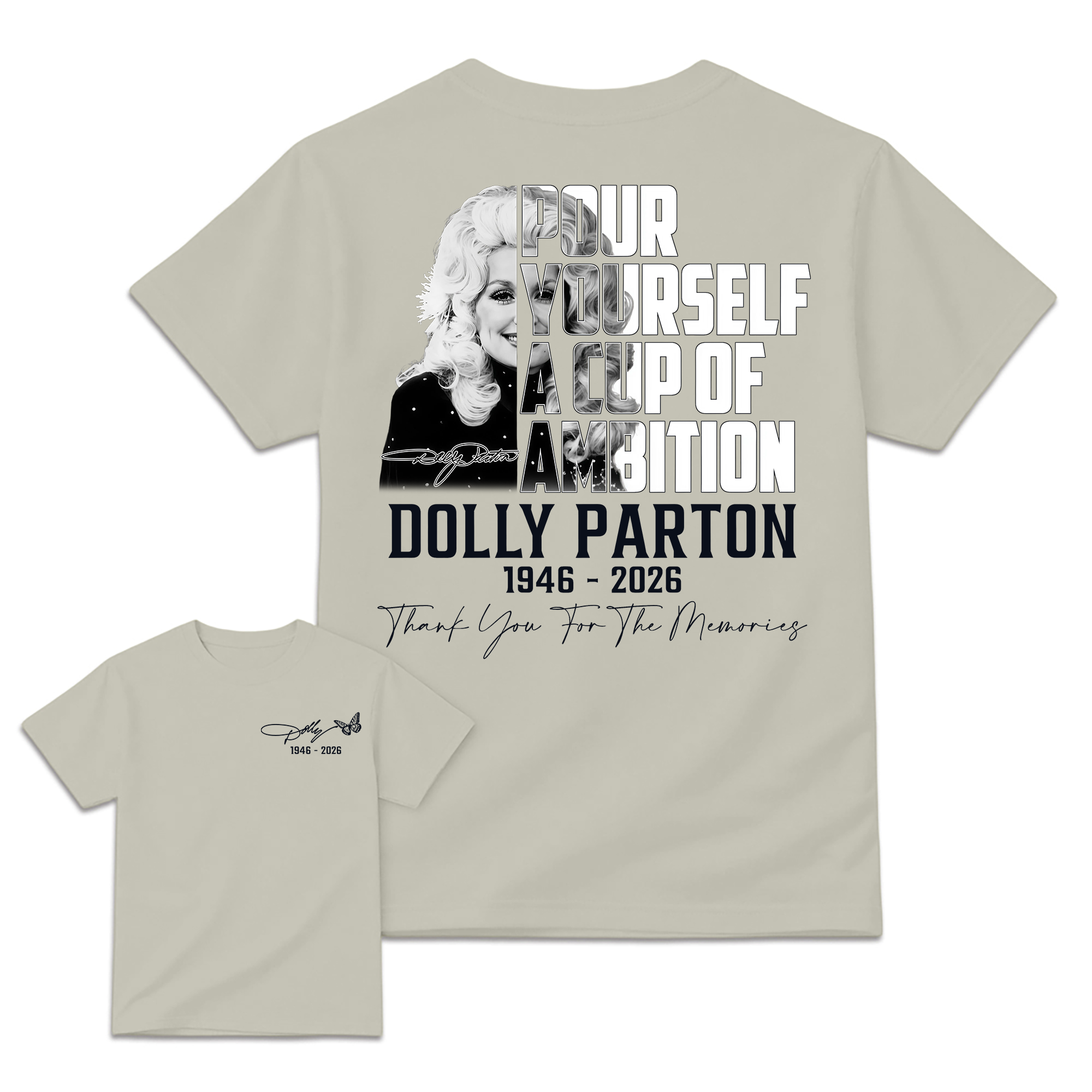 Dolly Parton 9 to 5 Tribute Shirt, Pour Yourself A Cup Of Ambition Tee, Country Music Legend T-Shirt