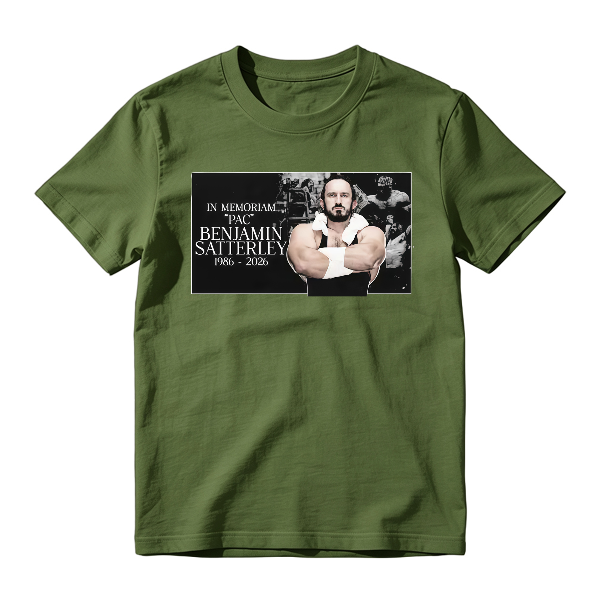 Wrestling Memorial Shirt, In Memoriam Athlete Tribute Tee, 1986 2026 Graphic T-Shirt, Wrestling Fan Gift