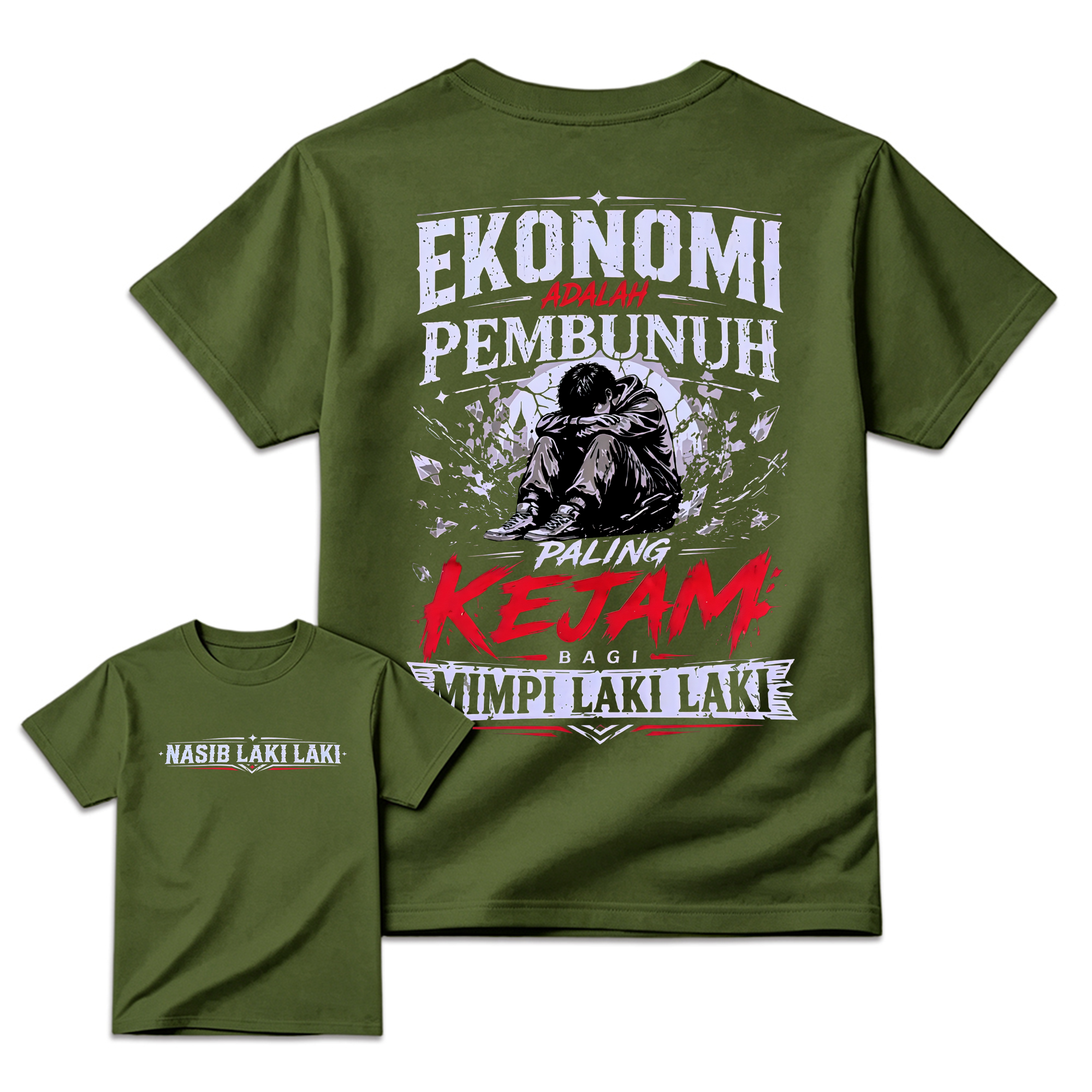Indonesian Quote Streetwear Graphic T-Shirt