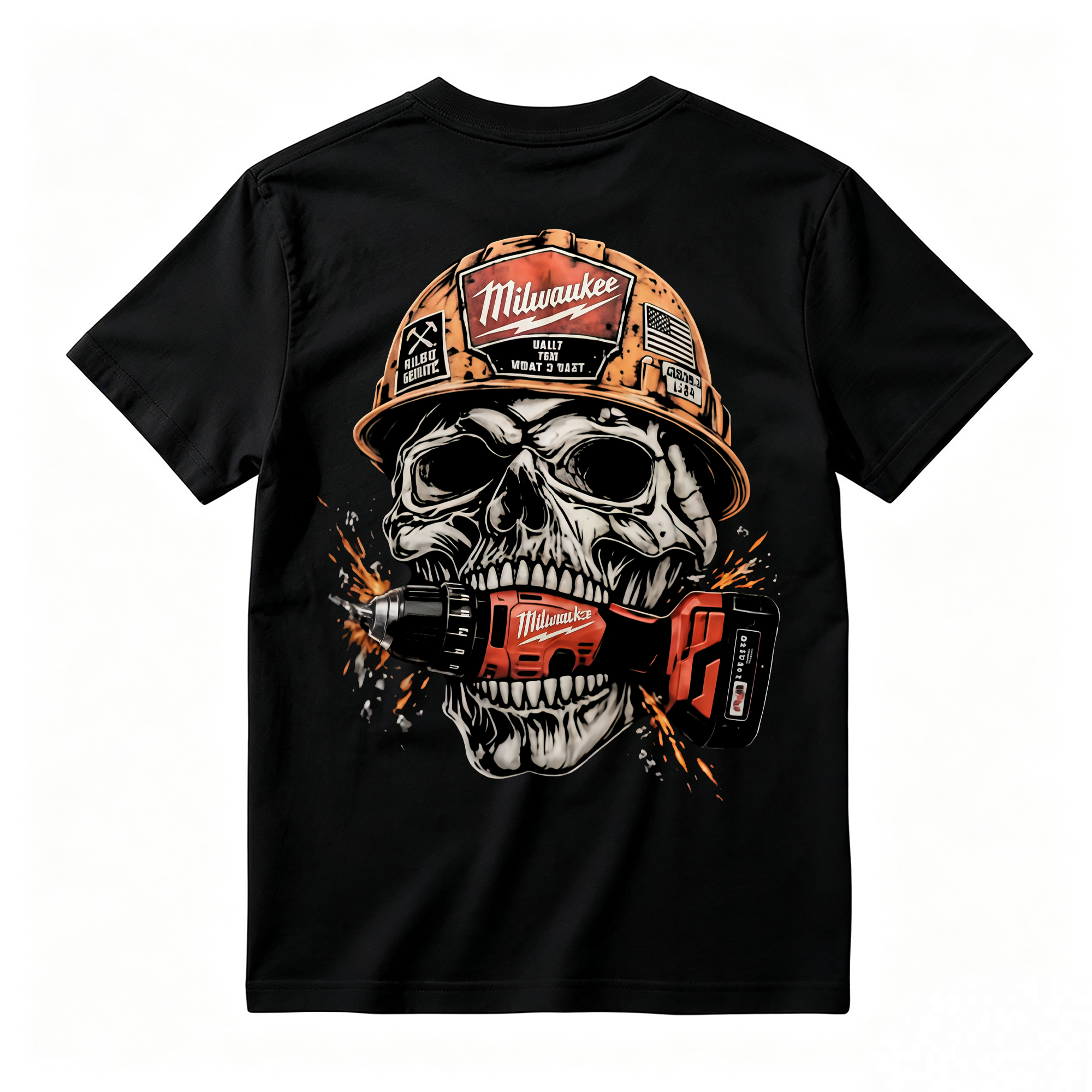 Heavy Metal Mechanic Skull T-Shirt Bundle , Diesel Power, Turbo Engine & Power Tool Graphic Tees