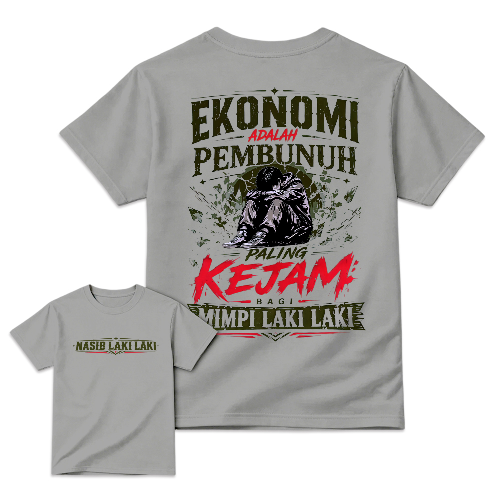 Indonesian Quote Streetwear Graphic T-Shirt
