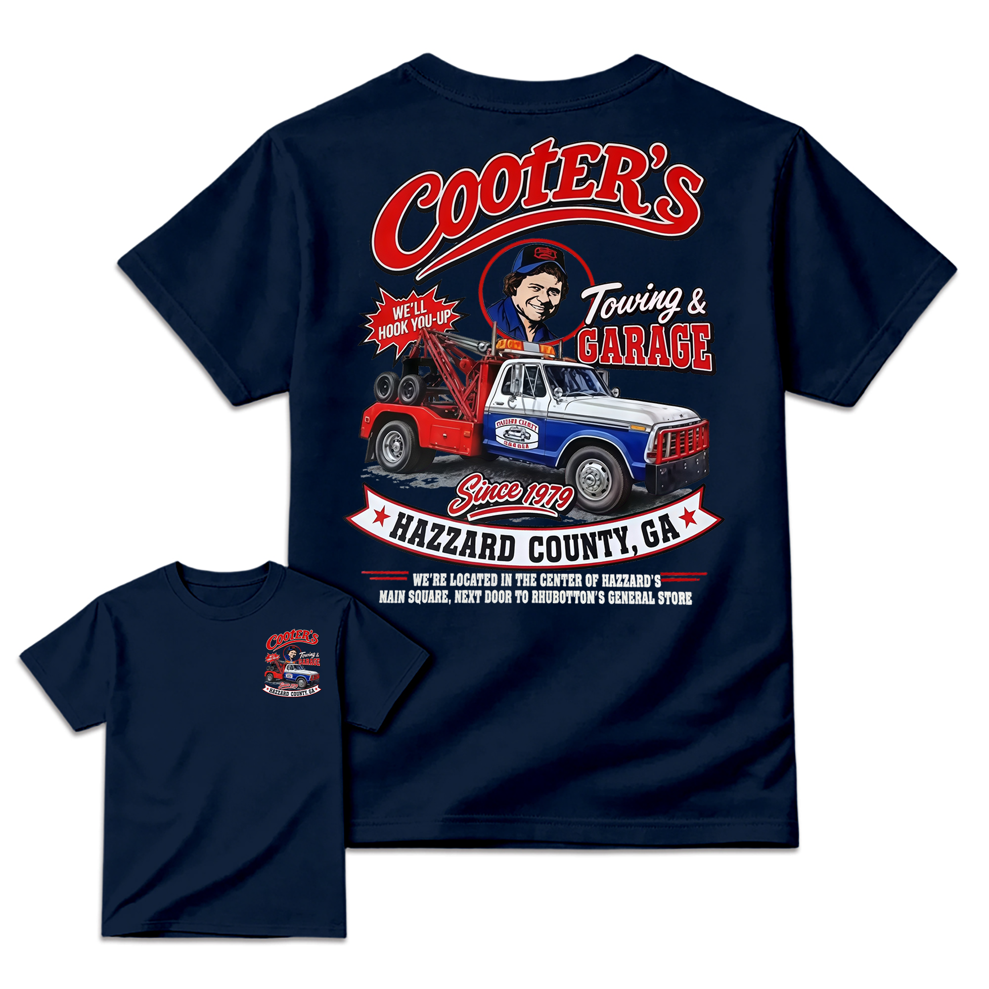 Cooter's Towing Dukes of Hazzard Movie T-shirt
