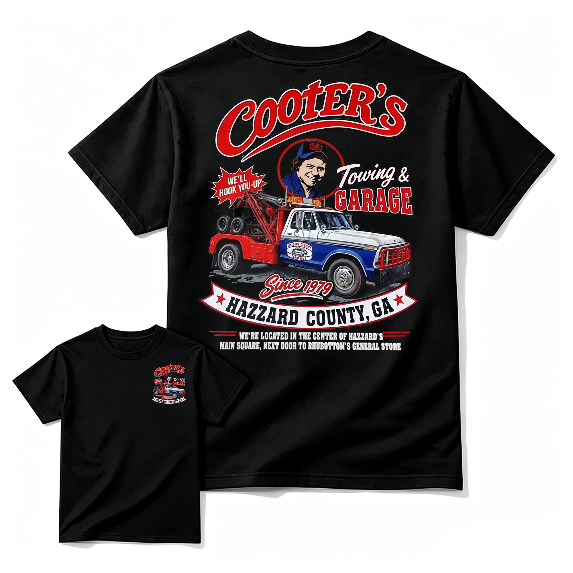 Cooter's Towing Dukes of Hazzard Movie T-shirt