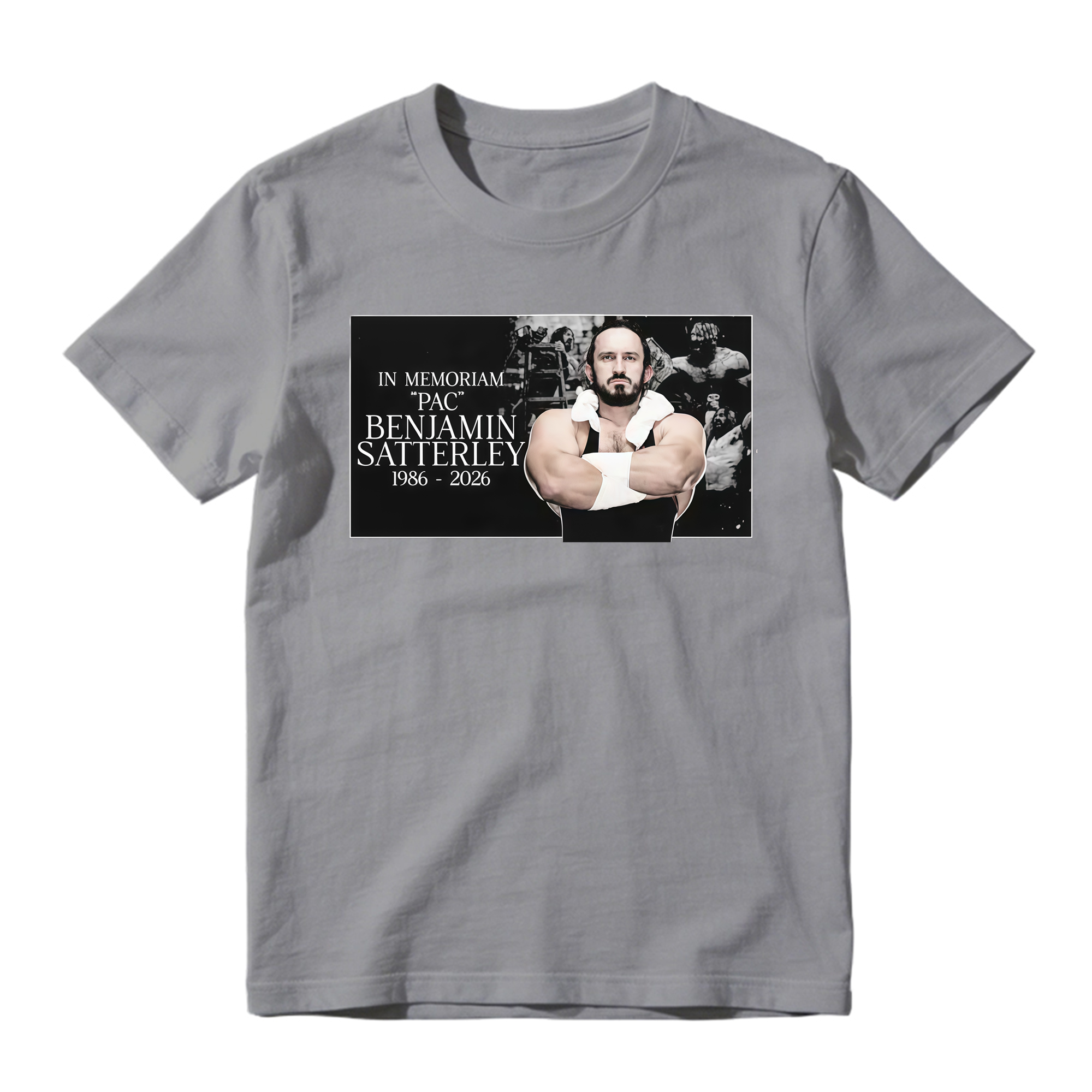 Wrestling Memorial Shirt, In Memoriam Athlete Tribute Tee, 1986 2026 Graphic T-Shirt, Wrestling Fan Gift