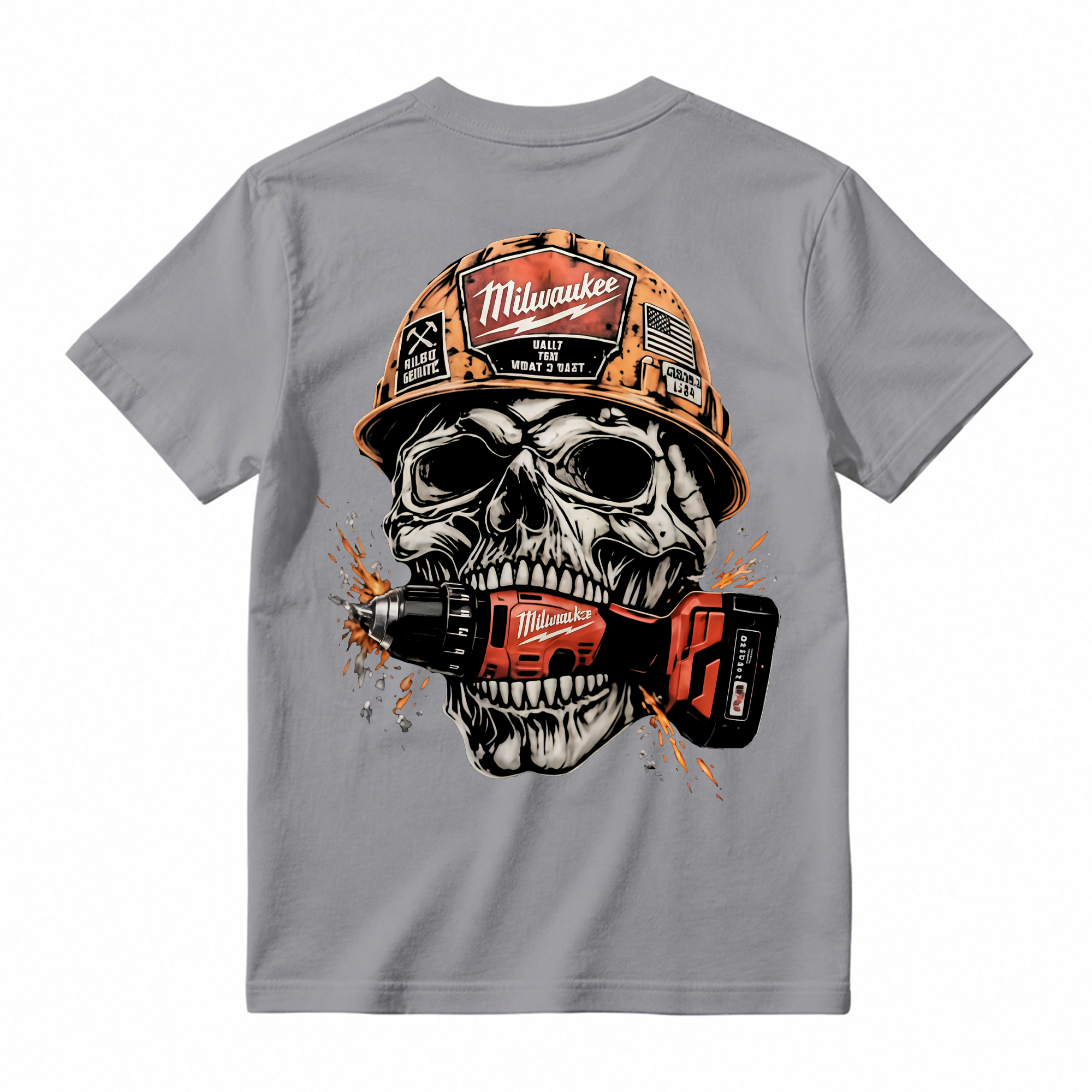 Heavy Metal Mechanic Skull T-Shirt Bundle , Diesel Power, Turbo Engine & Power Tool Graphic Tees