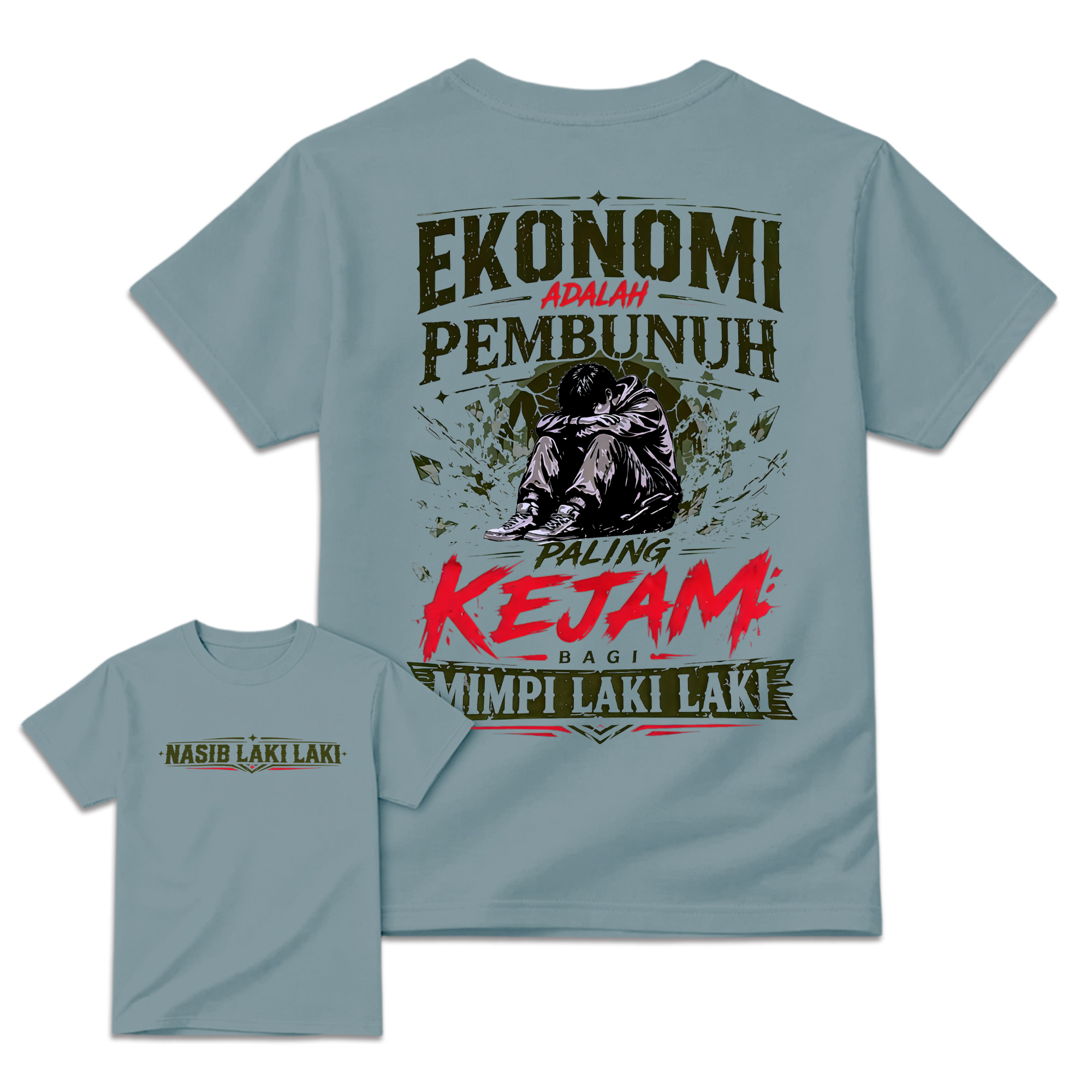 Indonesian Quote Streetwear Graphic T-Shirt