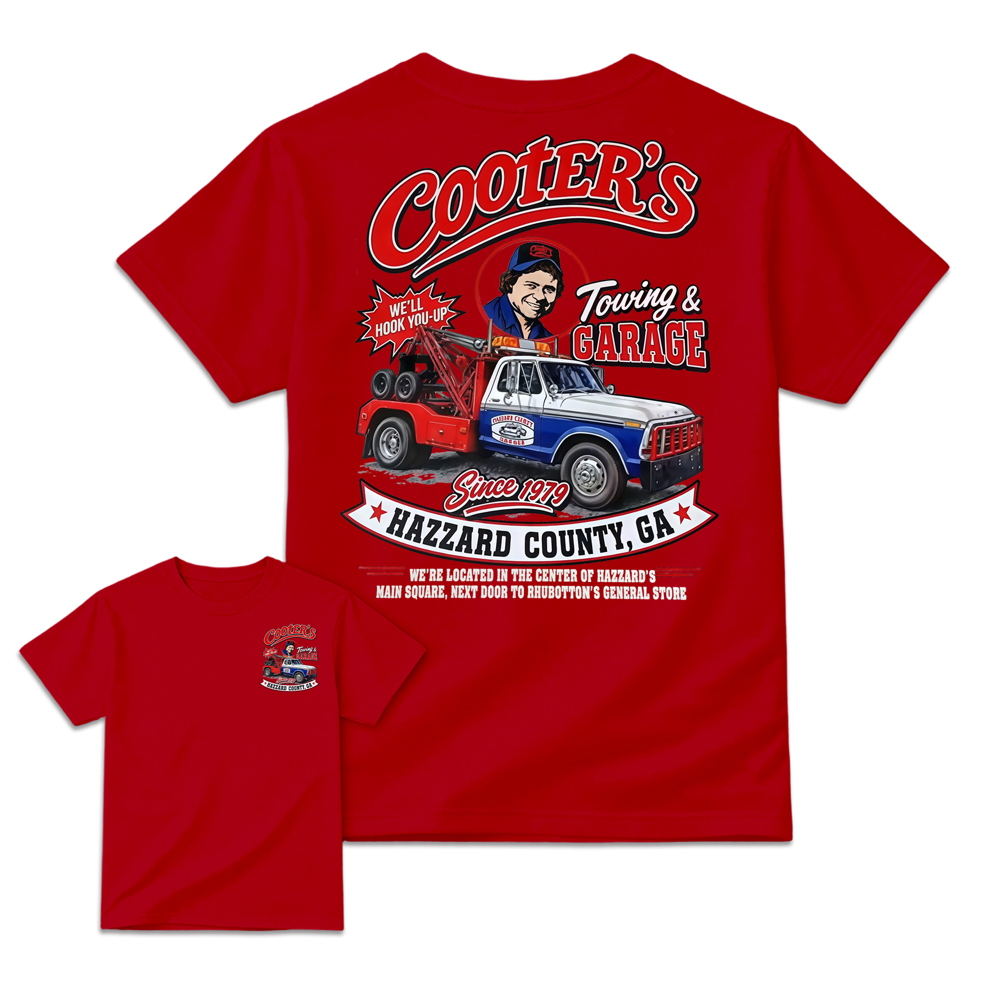 Cooter's Towing Dukes of Hazzard Movie T-shirt