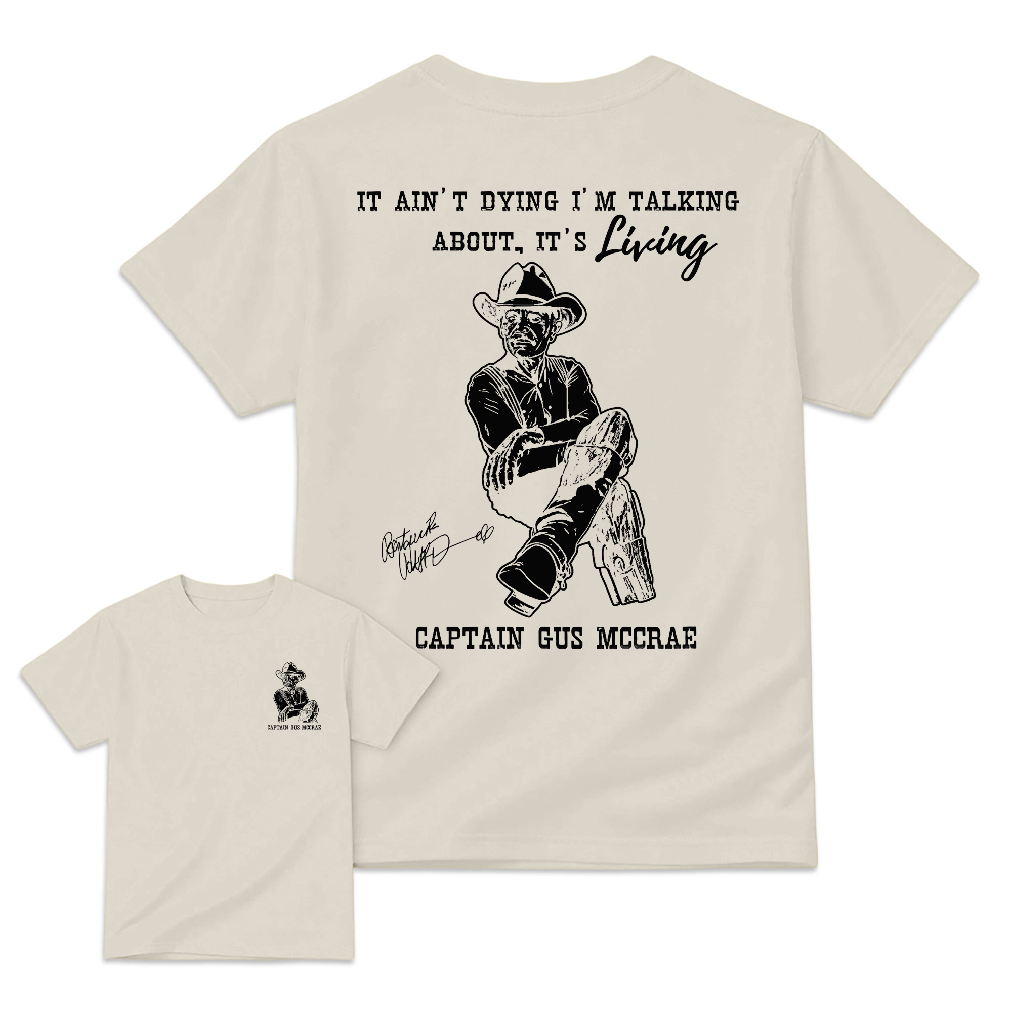 Vintage 90s Captain Gus McCrae Lonesome Dove tshirt , It ain’t dying l’m talking about it’s living, Classic Western Movie tee 