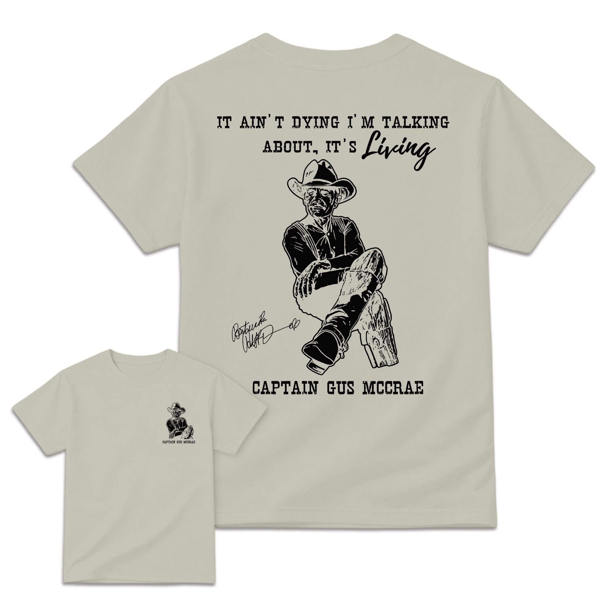 Vintage 90s Captain Gus McCrae Lonesome Dove tshirt , It ain’t dying l’m talking about it’s living, Classic Western Movie tee 