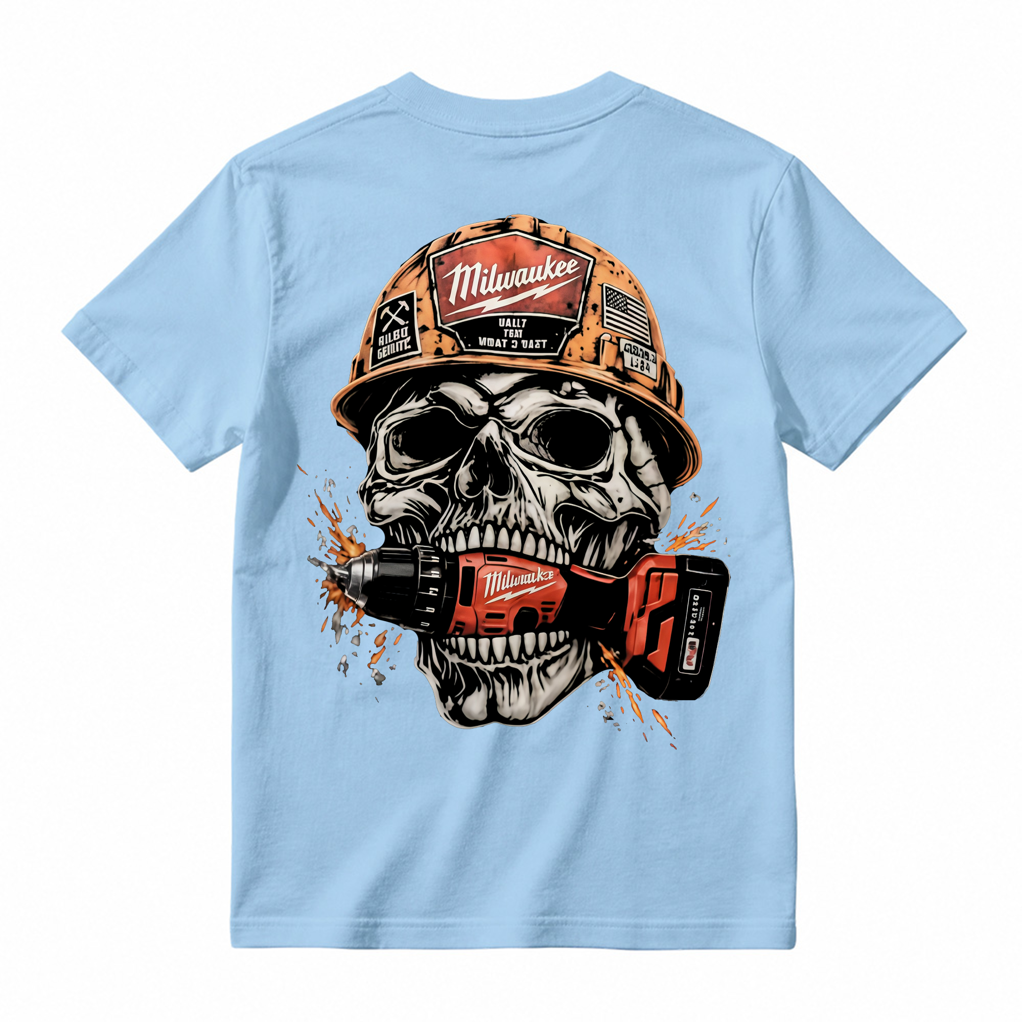Heavy Metal Mechanic Skull T-Shirt Bundle , Diesel Power, Turbo Engine & Power Tool Graphic Tees