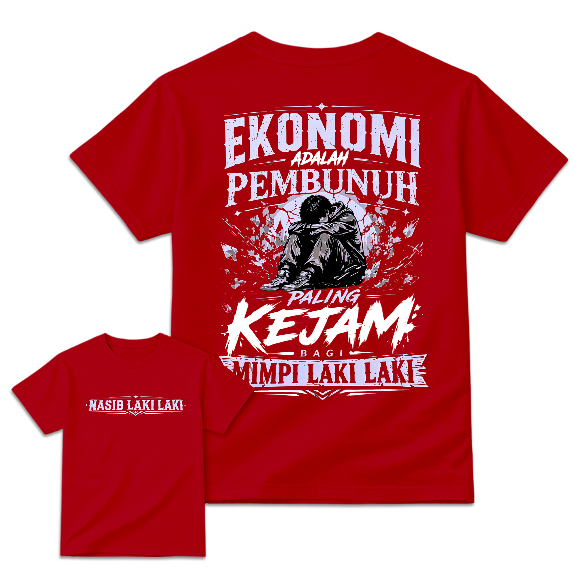 Indonesian Quote Streetwear Graphic T-Shirt