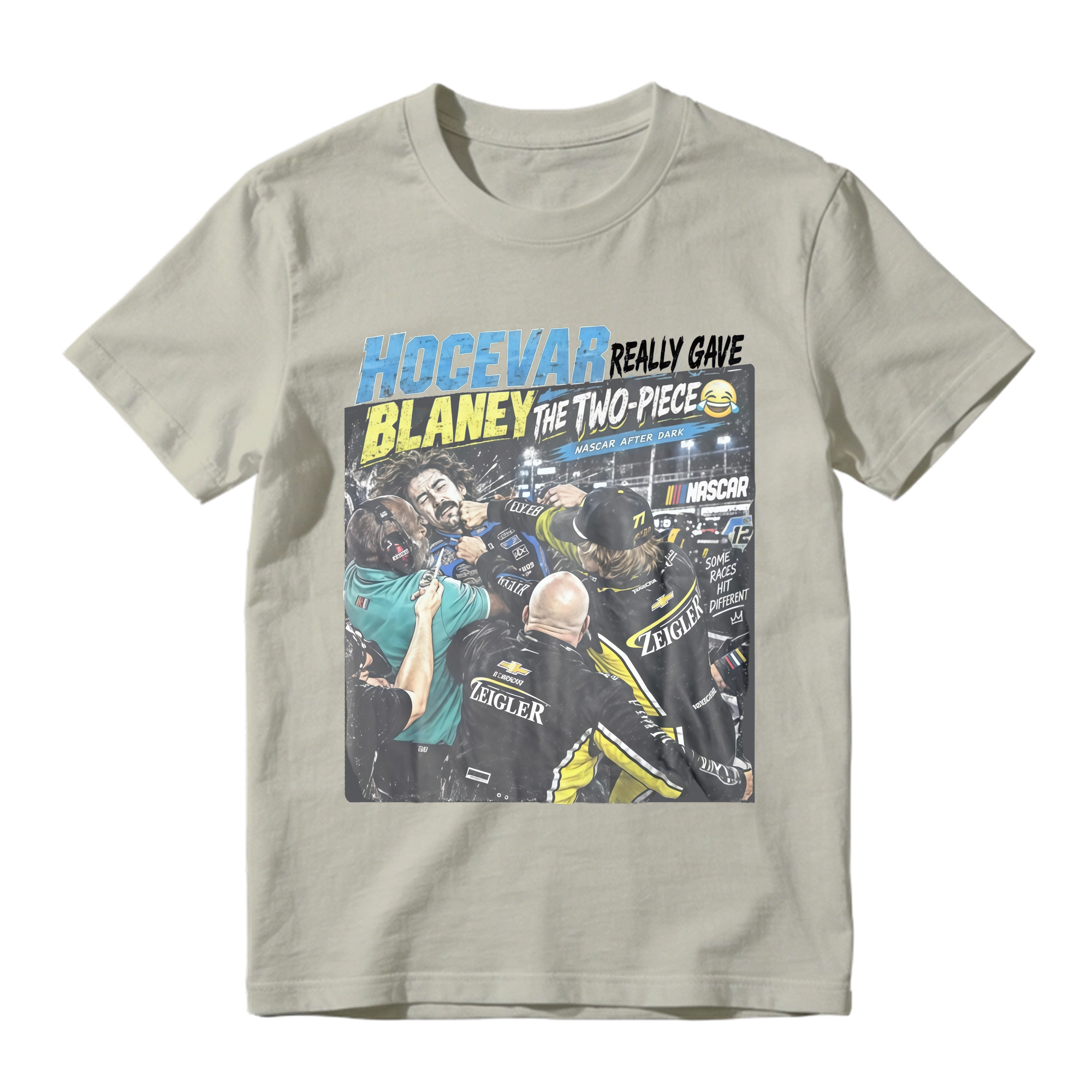 Carson Hocevar Ryan Blaney Shirt  “Two-Piece” Funny Racing Graphic Tee  Vintage NASCAR-Inspired Fight T-Shirt  Race Day Fan Gift