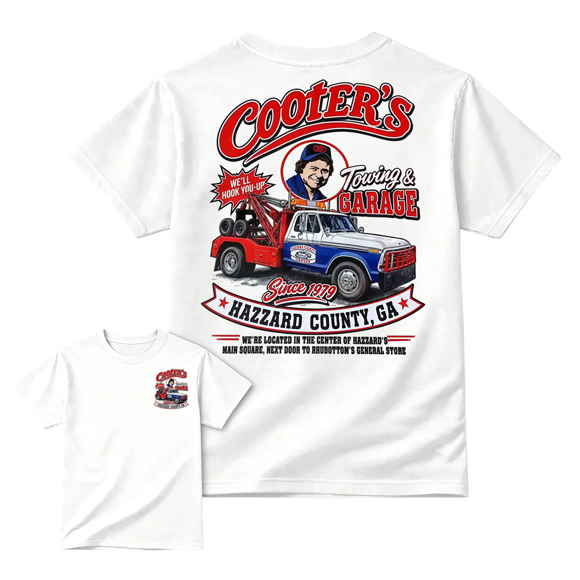 Cooter's Towing Dukes of Hazzard Movie T-shirt