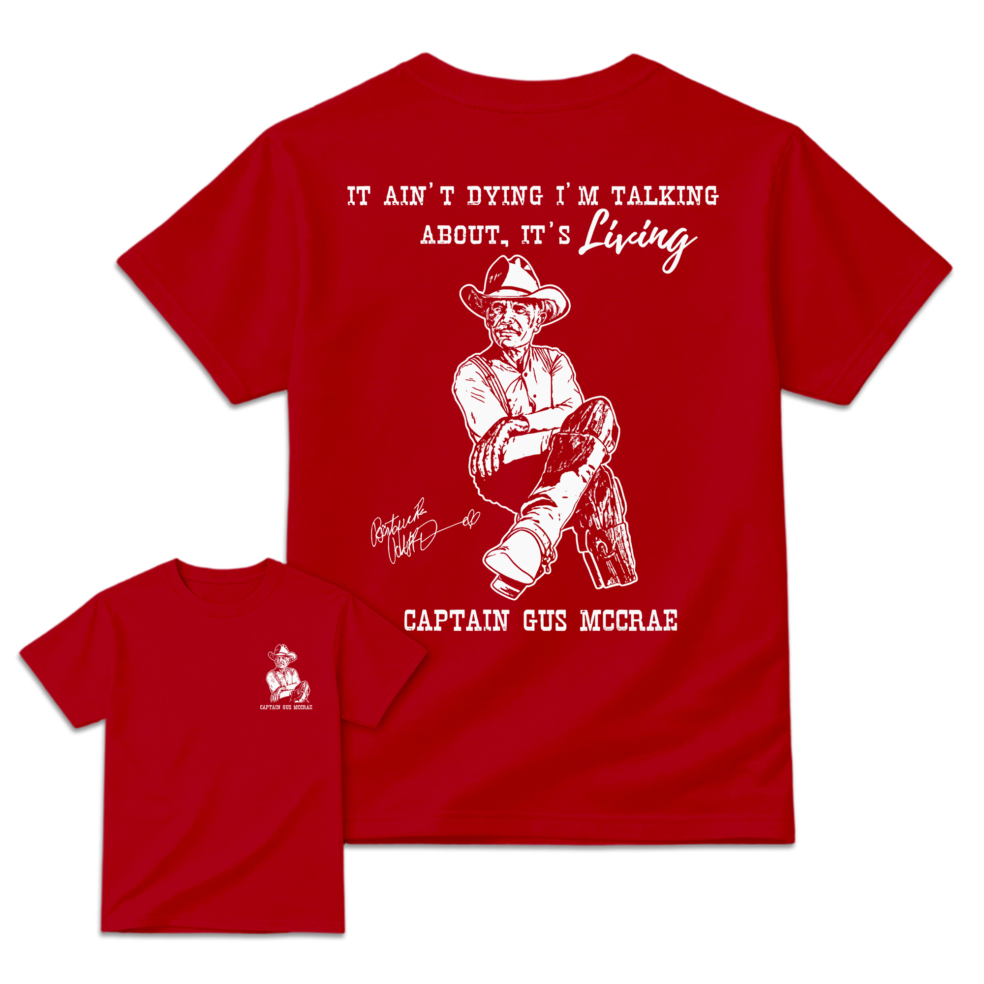 Vintage 90s Captain Gus McCrae Lonesome Dove tshirt , It ain’t dying l’m talking about it’s living, Classic Western Movie tee 