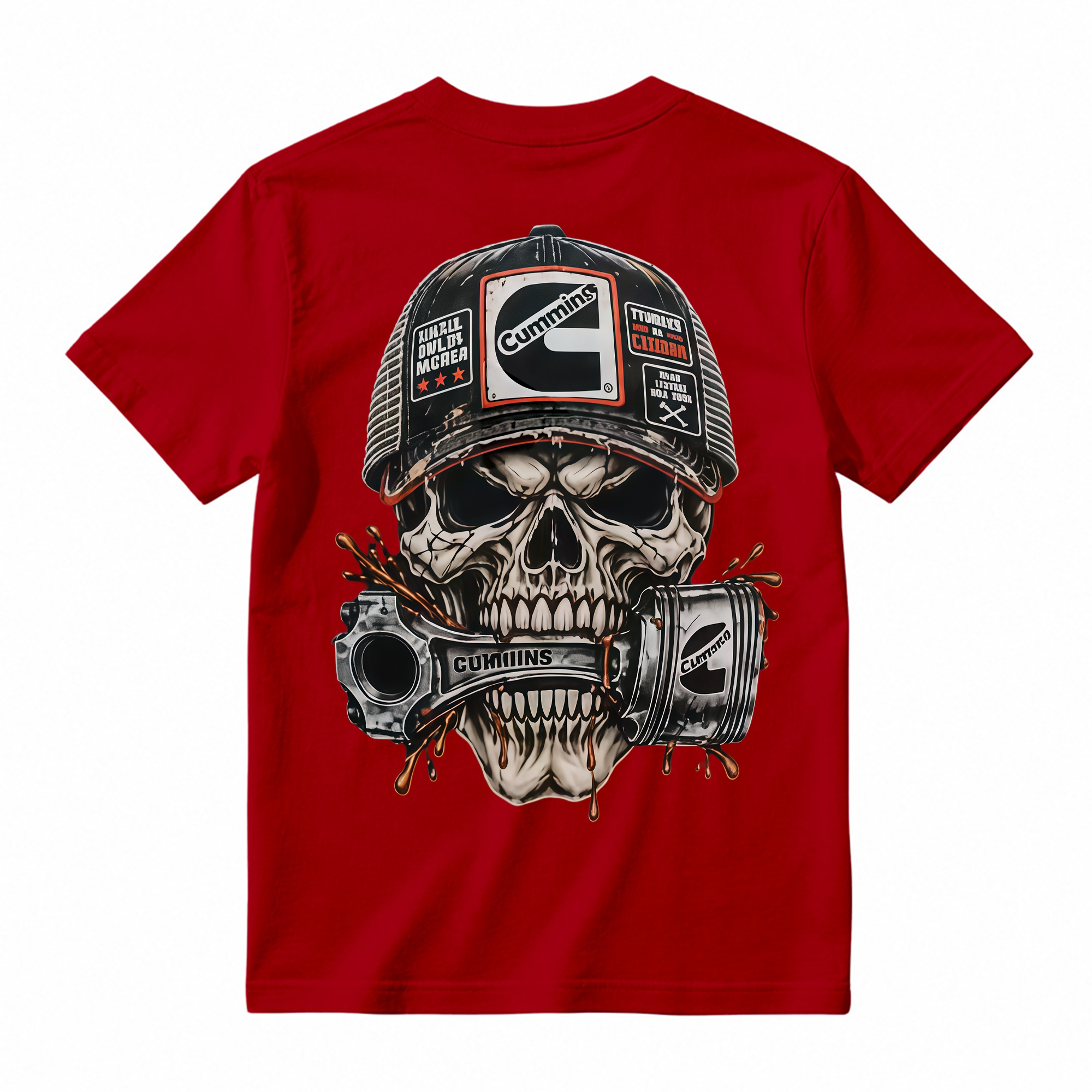 Heavy Metal Mechanic Skull T-Shirt Bundle , Diesel Power, Turbo Engine & Power Tool Graphic Tees