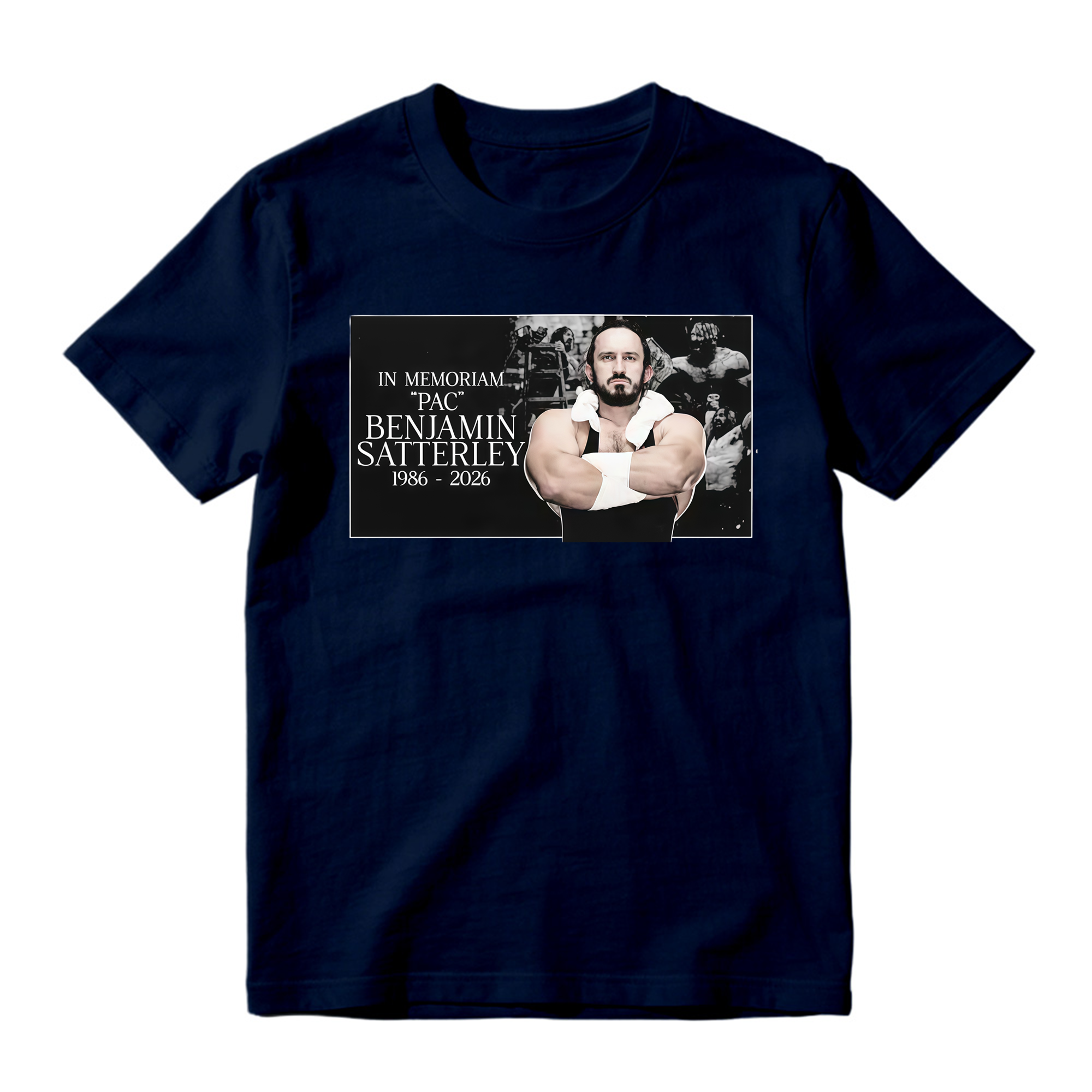 Wrestling Memorial Shirt, In Memoriam Athlete Tribute Tee, 1986 2026 Graphic T-Shirt, Wrestling Fan Gift