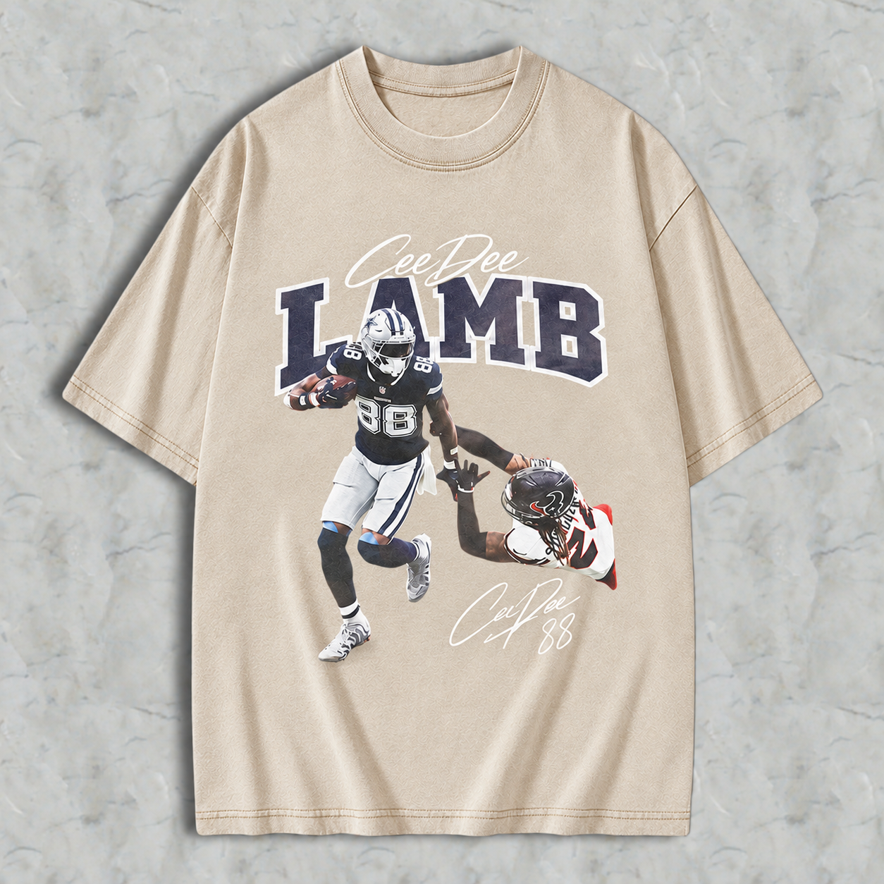 Vintage Sport Washed T-shirt, Retro American Football  Gift