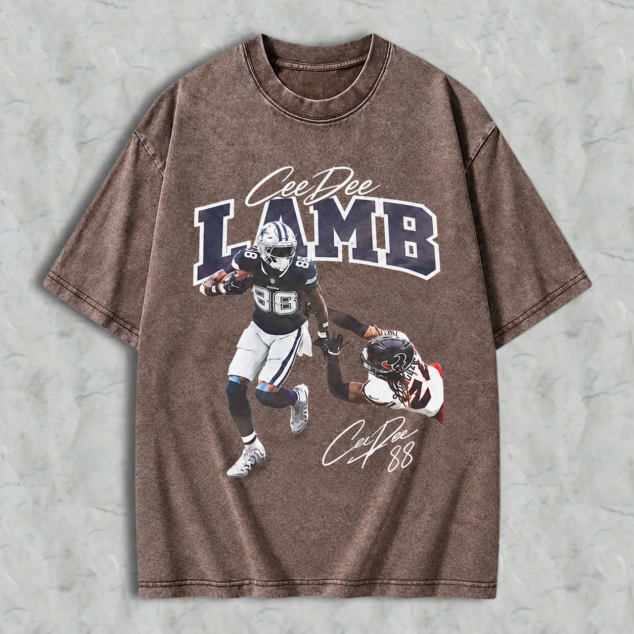 Vintage Sport Washed T-shirt, Retro American Football  Gift