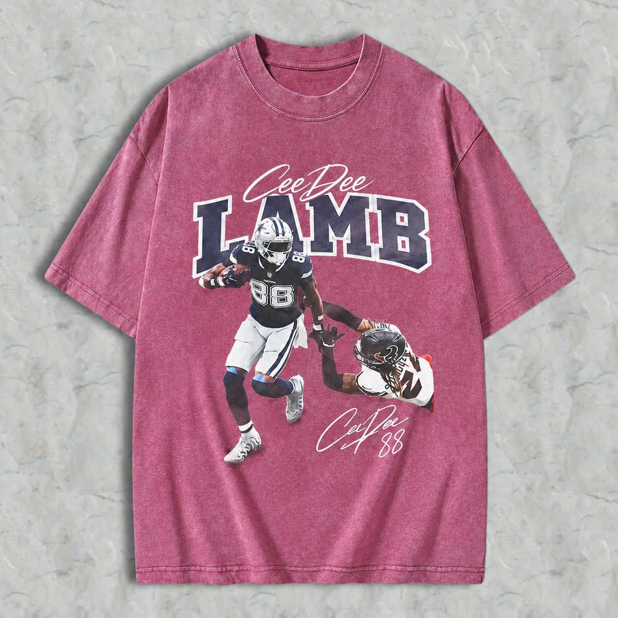 Vintage Sport Washed T-shirt, Retro American Football  Gift