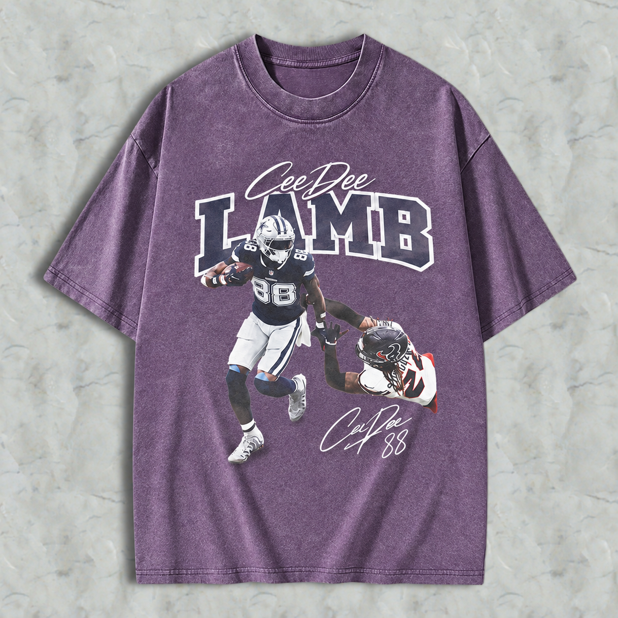 Vintage Sport Washed T-shirt, Retro American Football  Gift