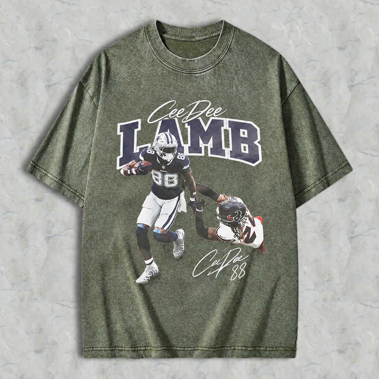 Vintage Sport Washed T-shirt, Retro American Football  Gift