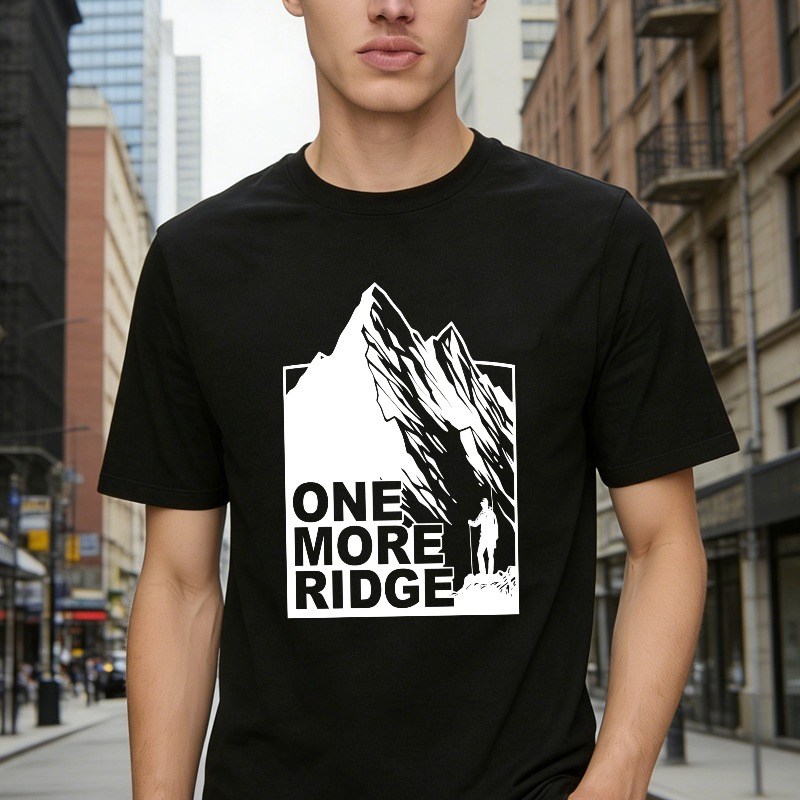 Mountain Climber One More Ridge Unisex Classic T-shirt