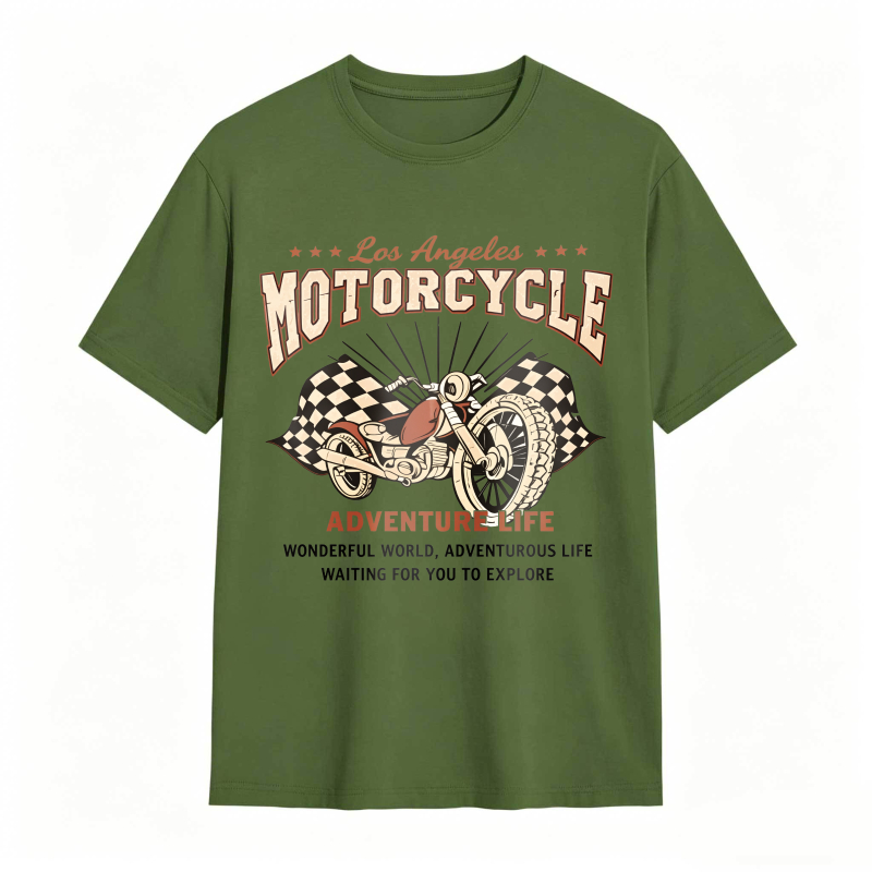 Los Angeles Motorcycle Adventure Life Unisex Classic T-shirt