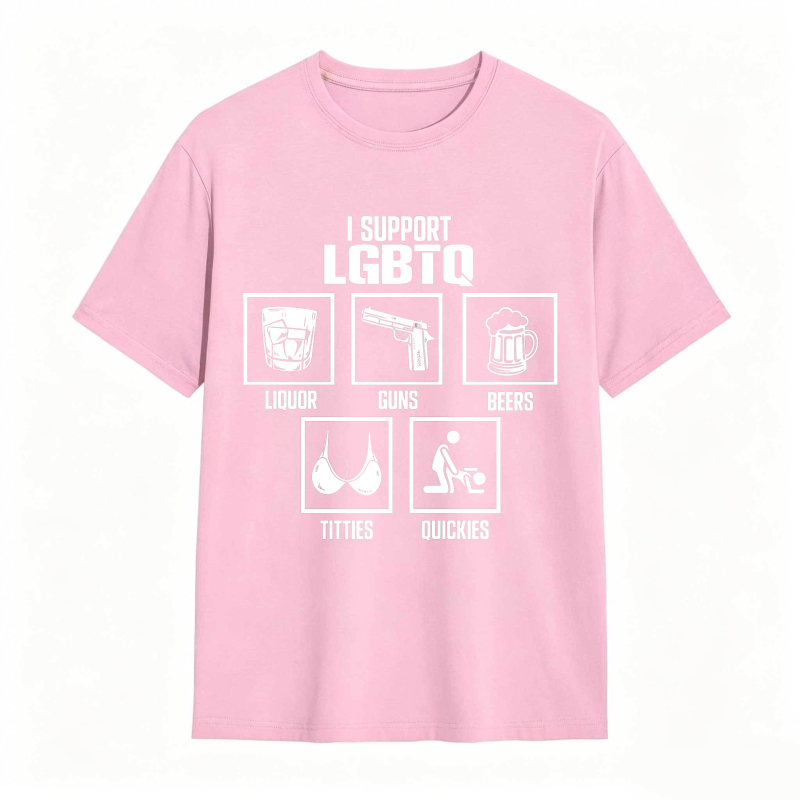 I Support LGBTQ Shirt Funny Meme Shirt