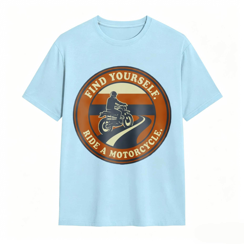 Find Yourself Ride A Motorcycle Graphic T-shirt