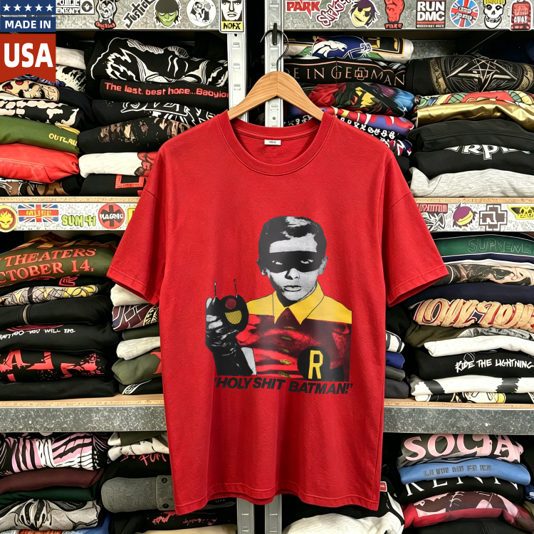 CozTee Holy Sh*t Batman - 80's -90's Rare Graphic T-Shirt