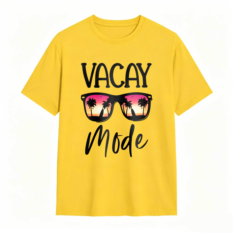 Vacay Mode Sunglasses Palm Tree Sunset Design Unisex Classic T-shirt
