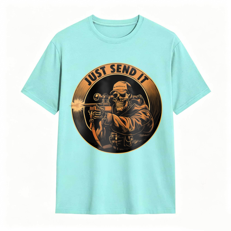 Skull Sniper Just Send It Graphic Unisex Classic T-shirt