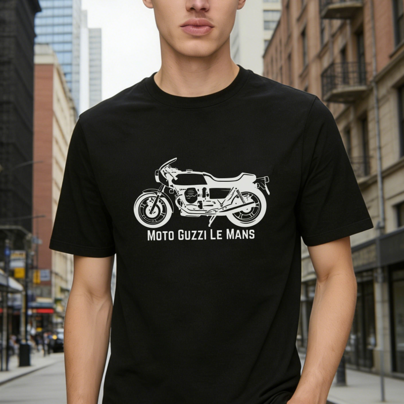 Moto Guzzi Le Mans Motorcycle Graphic T-shirt