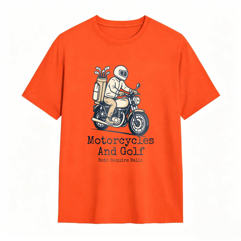 Motorcycles And Golf Both Require Skills Unisex Classic T-shirt