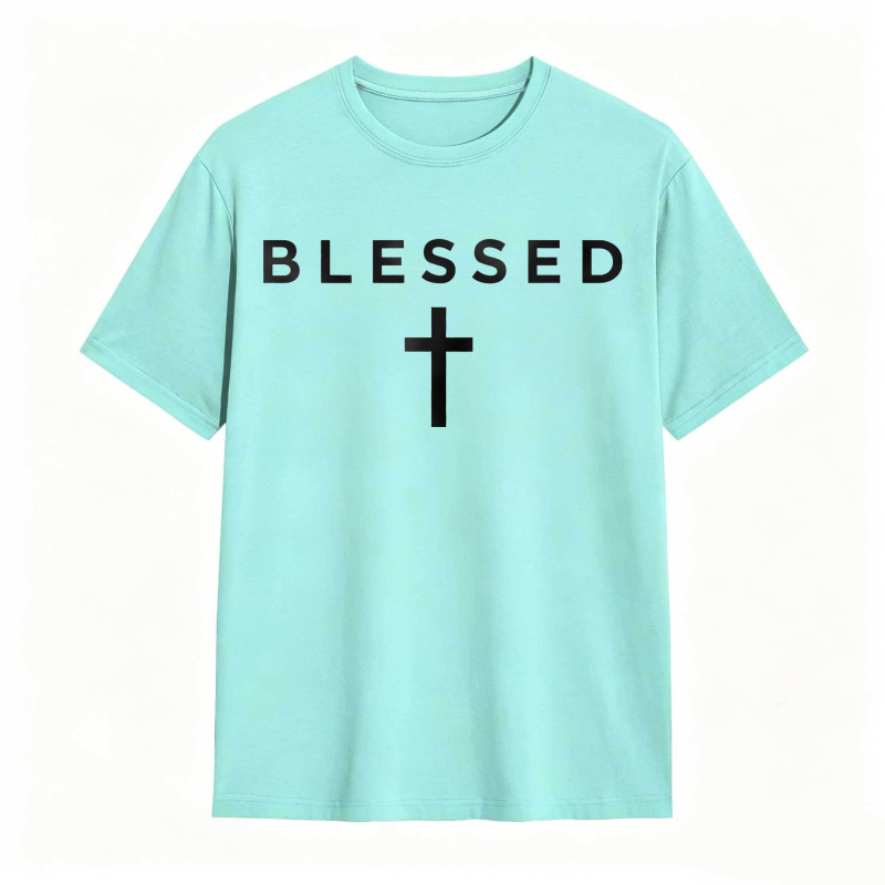 Blessed Cross Design Unisex Classic T-shirt