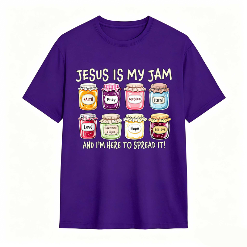 Jesus ls My Jam Christian Graphic T-shirt