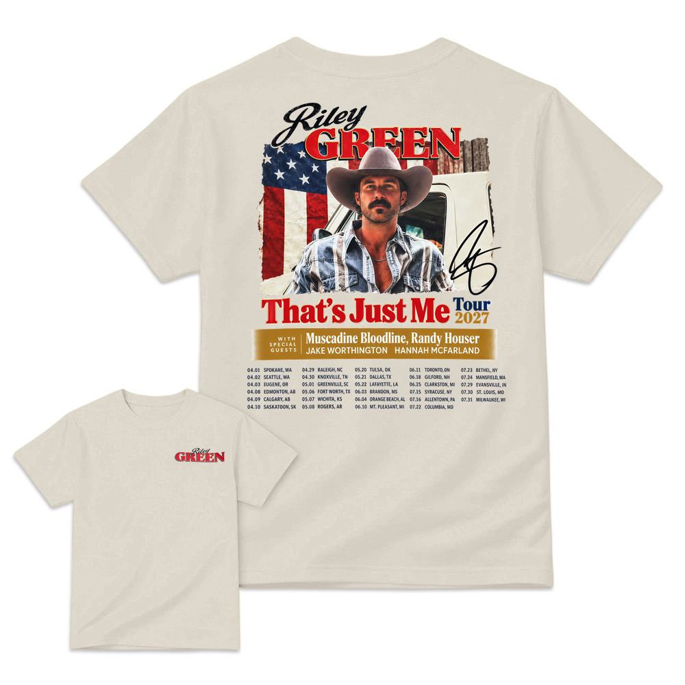 R-G That’s Just Me Tour T-Shirt, Tour Dates Two Sided Graphic Tee, Country Music Concert Shirt, Southern Country Western Cowboy Tee, Americana Music Merch,  Fan Apparel, Vintage Country Tour Gift