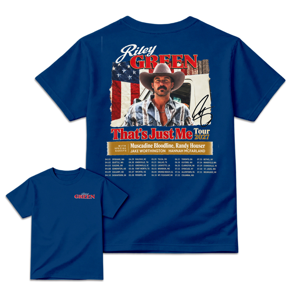 R-G That’s Just Me Tour T-Shirt, Tour Dates Two Sided Graphic Tee, Country Music Concert Shirt, Southern Country Western Cowboy Tee, Americana Music Merch,  Fan Apparel, Vintage Country Tour Gift