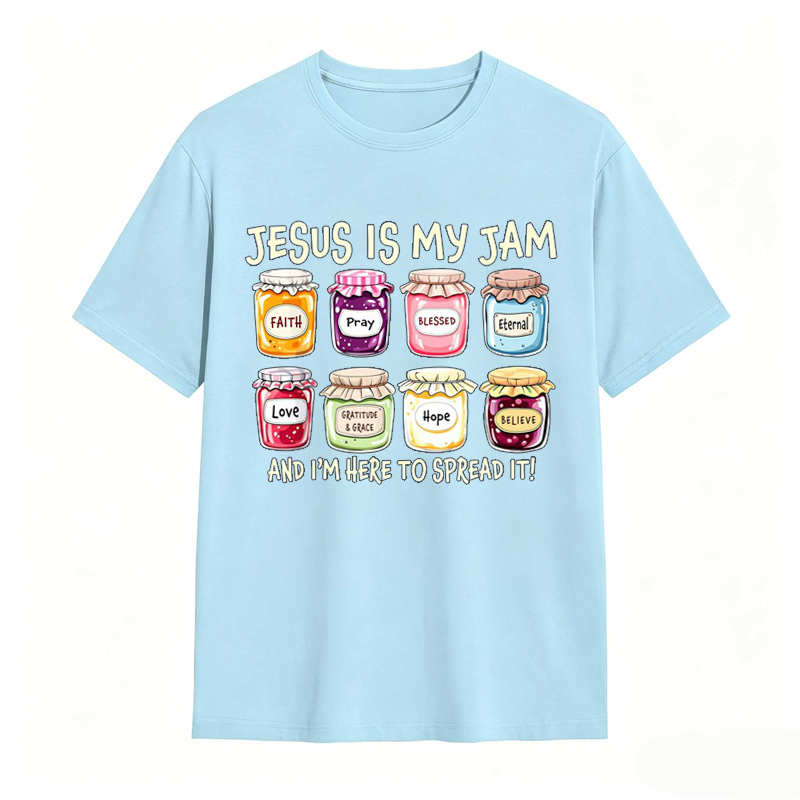Jesus ls My Jam Christian Graphic T-shirt