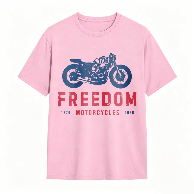 Freedom Motorcycles 1776 2025 Motorcycle Design Unisex Classic T-shirt