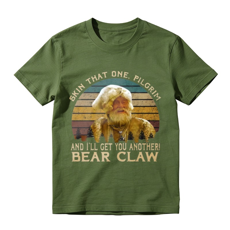 Skin That One Pilgrim And Ill Get You Another Bear Claw Vintage Retro Unisex Classic T-shirt