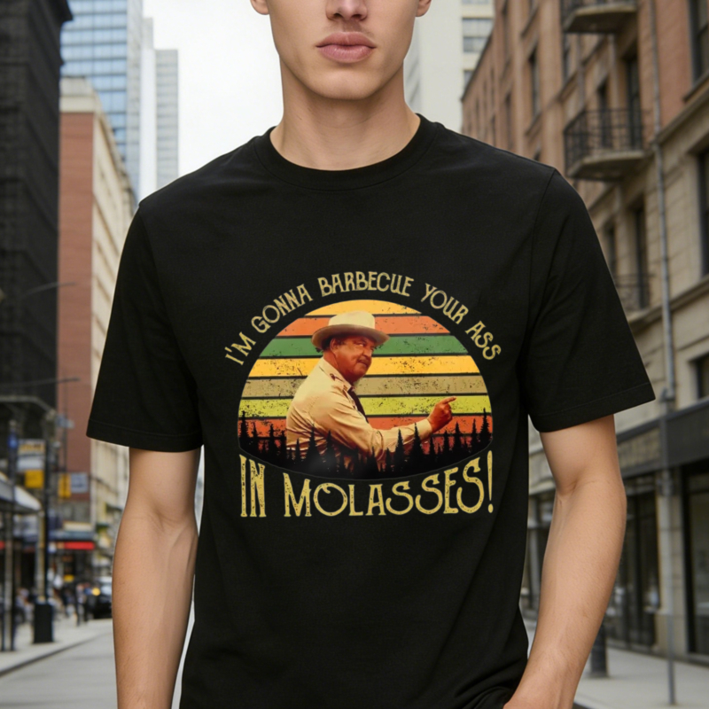 Barbecue Your Ass In Molasses Man With Hat And Grill Unisex Classic T-shirt