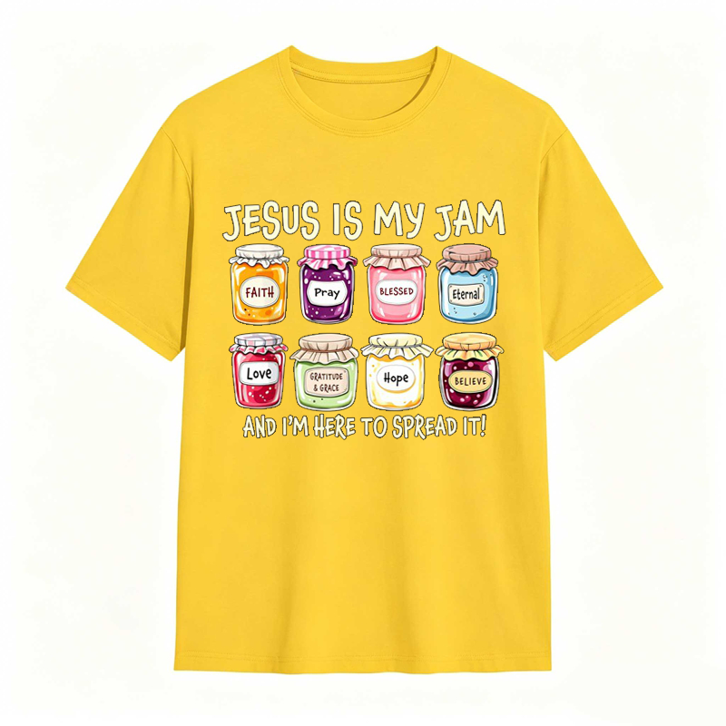 Jesus ls My Jam Christian Graphic T-shirt