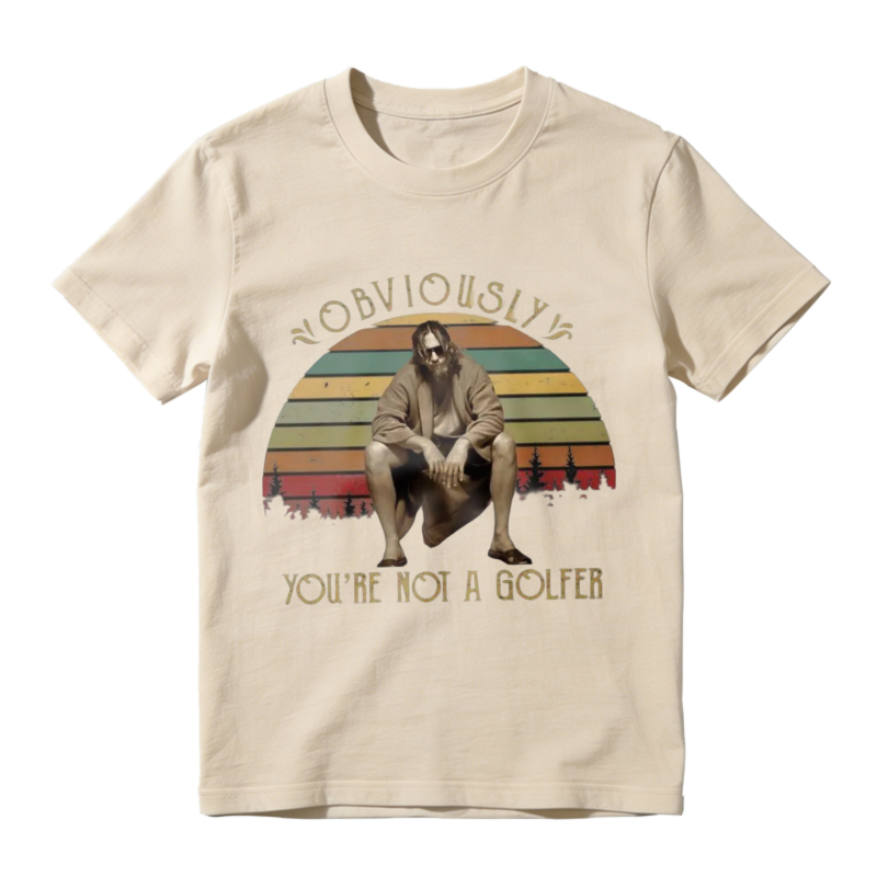 Obviously Youre Not A Golfer Vintage Retro Sunset Unisex Classic T-shirt
